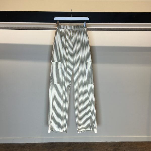 Coordinato Pantaloni Camicia A Righe