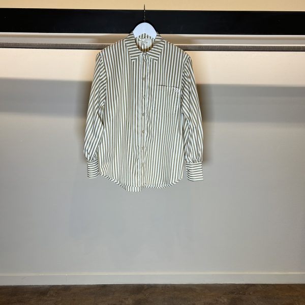 Coordinato Pantaloni Camicia A Righe