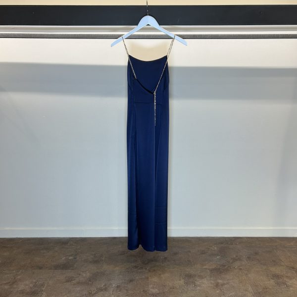 Vestito Lungo Blu Notte