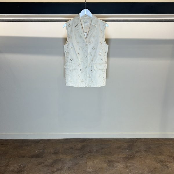 Gilet In Pizzo Sangallo