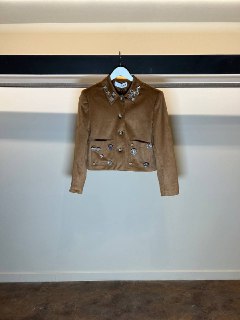 Giubbino Corto In Suede