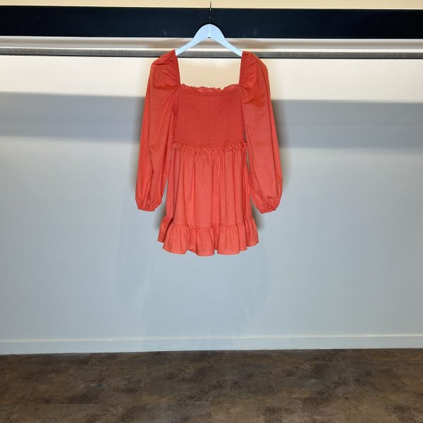 Vestito Corto Arancione