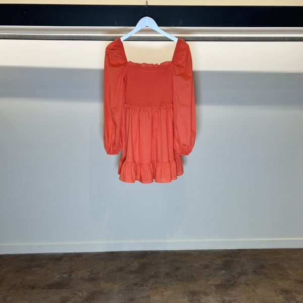 Vestito Corto Arancione